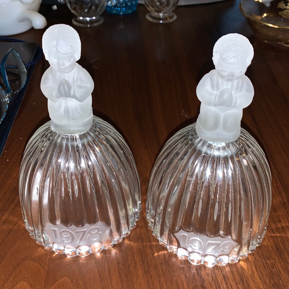 Vintage Goebel 1978 / 1979 Crystal Bells